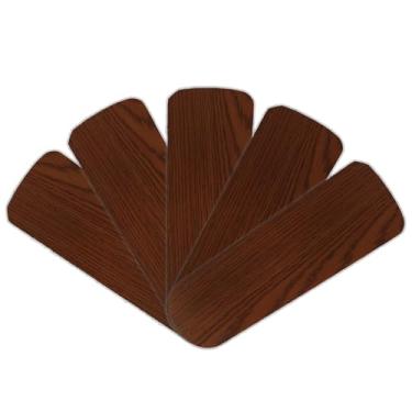 Imagem de ZIYOUGOU Lâminas de ventilador de madeira de 40,6 cm - Substituição do ventilador de teto de 106,7 cm (5 peças). (Pêssego amarelo)