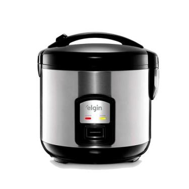 Imagem de Panela de Arroz Elétrica Gran Rizzo 10 1,8L Inox 700W - Elgin, 220V