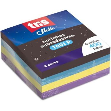 Imagem de Bloco de Recado Autoadesivo, Summit, 50x50mm, Cosmos, 4 Cores, 400 Folhas