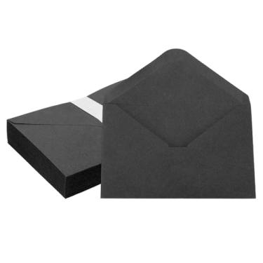 Imagem de PATIKIL Envelopes de convite de 18 x 12 cm, 50 unidades, envelopes para cartões comemorativos A7, envelopes com aba em V, capas de cartão para correspondência, casamento, aniversário, formatura
