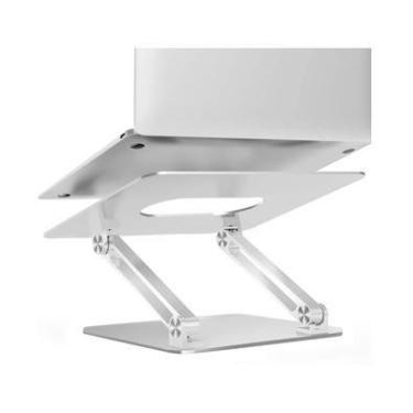 Imagem de Suporte De Alumínio Laptop Stand Prata Notebook Netbook Ultrabook Kingo M2 Km2