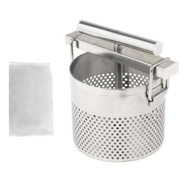 Imagem de WeiLaiKeQi Espremedor de vegetais espremedor de limão separador de resíduos prensa de cozinha de aço inoxidável de vegetais para uso comercial