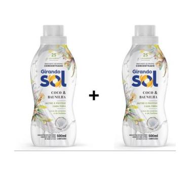 Imagem de Amaciante de Roupas Concentrado 500ml -Girando Sol (Coco Baunilha Hipo