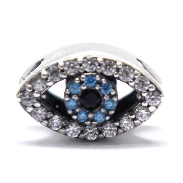 Imagem de Berloque Mundo Briller Separador Olho Grego Prata