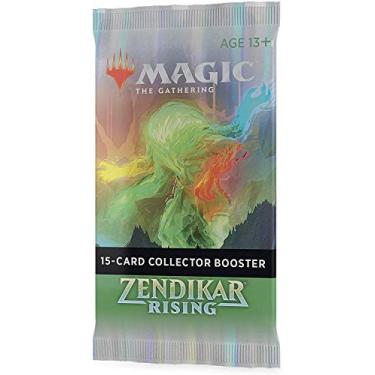 Imagem de Booster de colecionador de Magic: The Gathering Renascer de Zendikar | 15 cards | 11 metalizados | 6 moldura alternativa | terreno de arte completa | Produto em Inglês