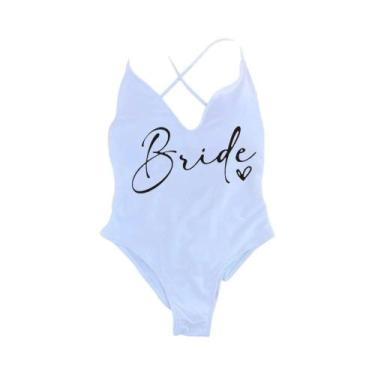 Imagem de Maiô Rosa Gold Acolchoado - Ideal para Equipe da Noiva, Praia e Piscin