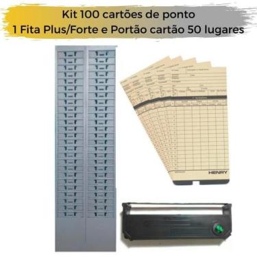 Imagem de 100 cartões de ponto fita henry plus forte chapeira 50 lug - CHAPMIL