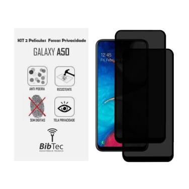 Imagem de Kit 2x Películas Privacidade Fosca de Cerâmica Samsung Galaxy A50 - HU