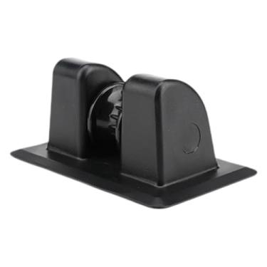 Imagem de simhoa Suporte de âncora para Barco Inflável com Rolo de Roda de Amarração de âncora em PVC Preto para Caiaque