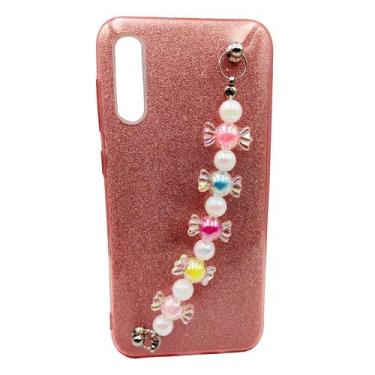 Imagem de Capa Capinha para Samsung Galaxy a50 a30s a50s com pulseira Decorativa
