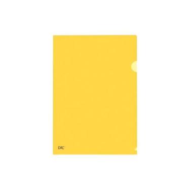 Imagem de Kit com 10 Pasta L A4 Amarela - Dac