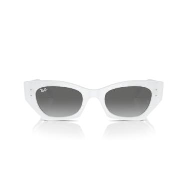 Imagem de Óculos de Sol Ray-Ban Zena 0RB4430 675911 Tam 52 / Branco - Lentes Cinza Gradiente