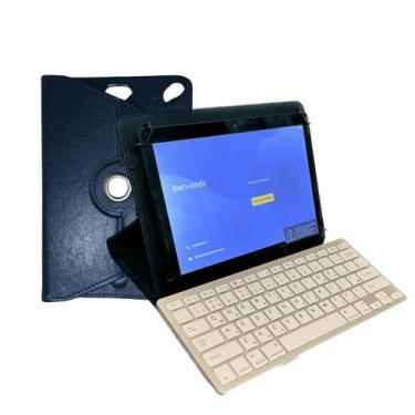 Imagem de Kit Capa Giratória + Teclado p/ Positivo Twist Tab 5H 7 Polegadas - Da