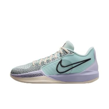 Imagem de NIKE Tênis de basquete Sabrina 2.5 cm Family Bonds (FQ3381-301, Jade Ice/Goiaba/Lilás Bloom/Preto) Tamanho 16,5