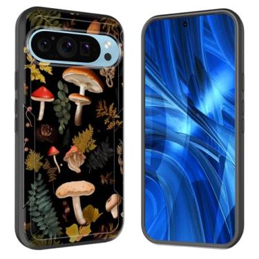 Imagem de JHYYTUJTYP Capa para Pixel 10 Pro XL, [Teste de queda de grau militar] Capa protetora resistente à prova de choque resistente para Google Pixel 10 Pro XL 6,8 polegadas 2025, floresta de cogumelos