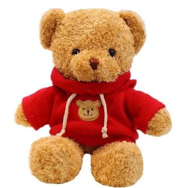 Imagem de Ursinho de pelúcia CHELEI2019 30 cm com capuz para crianças