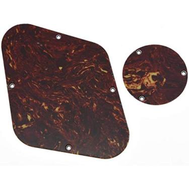 Imagem de Dopro Vintage Tortoise LP placa de controle traseiro capa de cavidade para Epi Les Paul