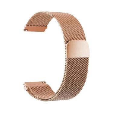 Imagem de Pulseira De Metal Com Laço Magnético Milanes De 22mm Para Apple Watch 