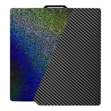 Imagem de IdeaFormer-Placa de aço flexível 3D Rainbow Starry PEY+Fibra de carbono PET para Bambu Lab X1 X1C X1E P1P P1S A1, placa de construção PEY PET texturizada de dupla face 257x257 mm