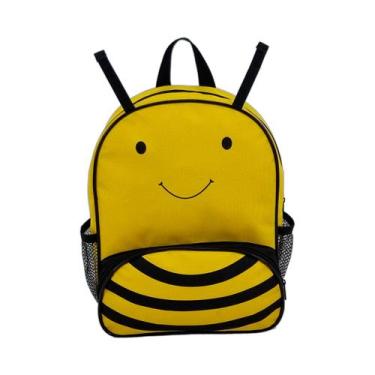 Imagem de Mochila Infantil Animais Abelhinha Menino Menina Escolar Passeio Confo
