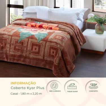 Imagem de Cobertor Jolitex Kyor Plus Microfibra Macio Antialérgico Toque Macio C