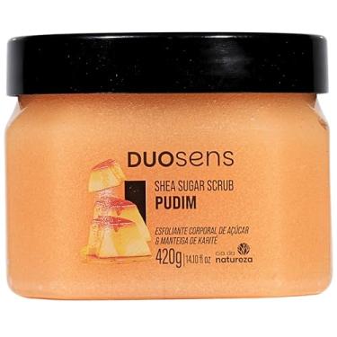 Imagem de Cia. da Natureza, Esfoliante corporal DuoSens, Açúcar e manteiga de karité, Shea Sugar Scrub, Pudim, 420 Gramas, Marrom