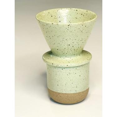 Imagem de Conjunto de Café I Studio Giselle Berbel (Cerâmica Artesanal) Copo + Coador - Verde