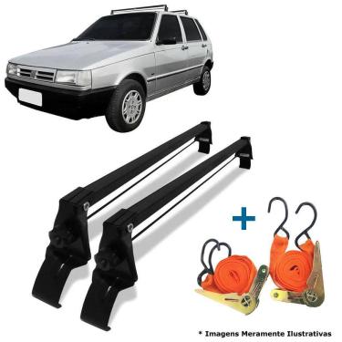 Imagem de Rack Teto Fiat Uno Mille 84-13 + Cintas Catraca - Vhip