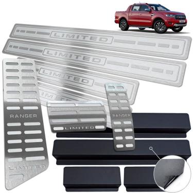 Imagem de Descanso Pedaleira Soleira Ranger Limited 2017 A 2020 Prata