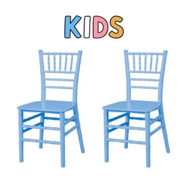 Imagem de Kit 2 Cadeiras Tiffany Infantil Espaço Kids Quarto Brinquedoteca - La 