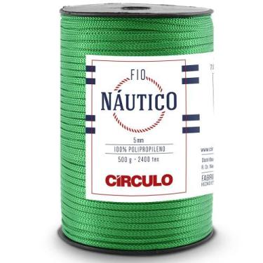 Imagem de Fio Náutico 5mm com 500g Cor 5767 Verde Bandeira - Círculo