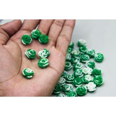 Imagem de Flor de Resina com Furo Passante - 15mm - 5 unidades - Japamalas, Aces