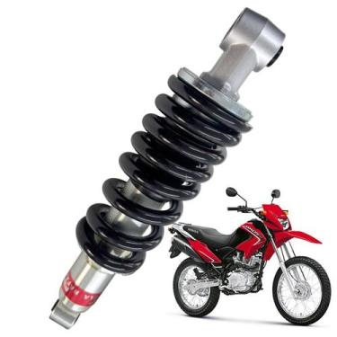 Imagem de Amortecedor Moto Honda Bros 125 Reforçado Alongado Regulável - Far Raf