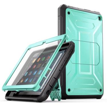 Imagem de Capa para tablet DJ&RPPQ 11", corpo inteiro, resistente, verde