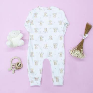 Imagem de Macacão Soft com Zíper Bebê Confortável e Prático para Noites Tranquil