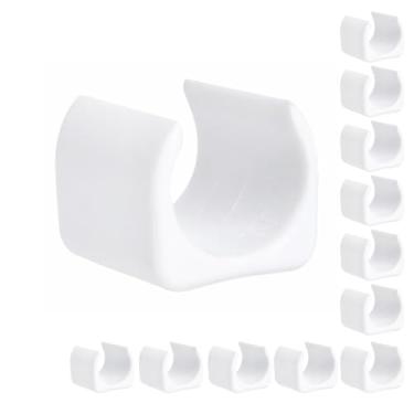 Imagem de Kit 12 Peças Proteção Para Pés Cadeiras 19mm Branco - 2308 Mor