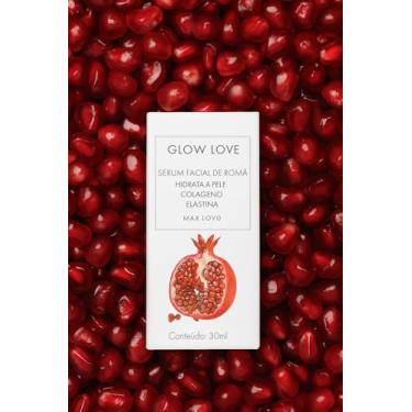Imagem de Max Love Glow Love Sérum Facial de Romã, Vegano com Ácido Hialurônico, Colágeno, Elastina, Aloe Vera, Niacinamida, Vitamina E, 30ml
