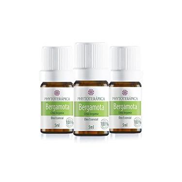 Imagem de Kit 3X Óleo Essencial de Bergamota - 5ml | Phytoterápica