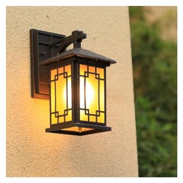 Imagem de Luminária de parede à prova d'água para casa, varanda, porta, passarela, corredor externo, estilo moderno e simples, jardim externo, vila, luzes de pátio, luminária pendente de teto de LED,