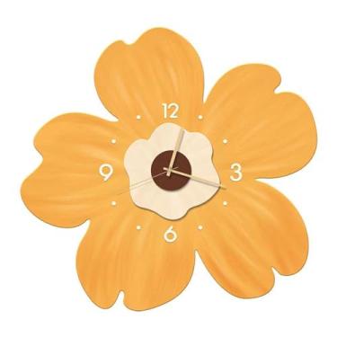 Imagem de Luminária de parede LED recarregável com interruptor, luminária de parede em formato de flor, operada por bateria, luminária de parede acrílica para quarto de crianças, meninas, cabeceira, 5