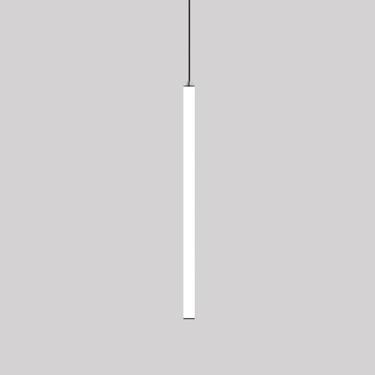 Imagem de Lustre longo moderno para tetos altos, entrada remota, fazenda, preto, regulável, LED, hall de entrada, luz pendente linear branca, luminária de teto para escada, sala de estar, 70 cm