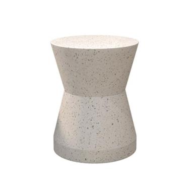 Imagem de Mesa de canto simples estilo creme para casa sofá mesa de centro pequena mesa redonda mesa lateral sofá mesa lateral