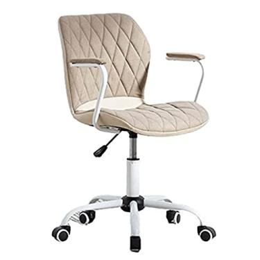 Imagem de TLTDSMYF Cadeiras de secretária de escritório cadeira de escritório cadeira de secretária de altura ajustável cadeira de computador confortável e respirável cadeiras executivas familiares simples