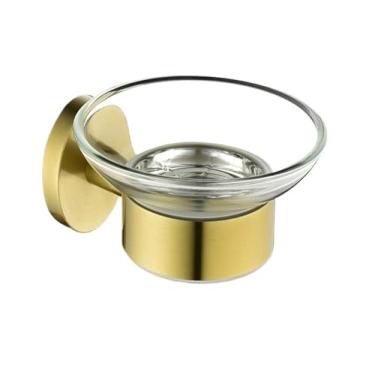 Imagem de Ferragens de banheiro acessórios de banheiro toalheiro prateleira suporte de papel cromado suporte de escova de vaso sanitário gancho de roupão elegante (anel de bucha) (prato único)