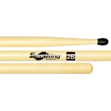 Imagem de Baqueta Spanking Linha Natural 2B Clássica com Ponta de Nylon 4028