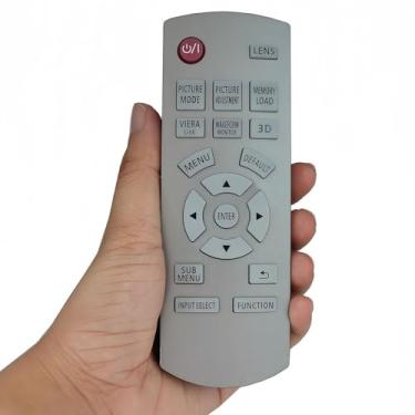 Imagem de Controle remoto de substituição N2QAYB000680 para projetor Panasonic DLP PT-AT5000E PT-AT6000E PT-AE7000 PT-AE8000 PT-AE7000U PT-AE7000EA PT-AE7000EH PT-AE8000U PT-AE7000EH E80000 EH PT-AE8000EZ