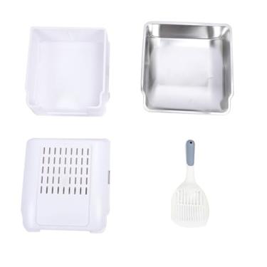 Imagem de Generic Caixa de Areia para Gatos Fechada Com Tampa, Grande Capacidade, Fácil de Limpar, Caixa de Areia de Alta Face, Elegante para Gatinhos Internos