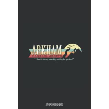 Imagem de Arkham Massachussets Hp Lovecraft PDC689 Notebook: Wide Ruled Lined Paper Journal, 120 Pages, 6 x 9, for Kids, Teens and Adults