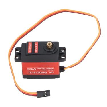 Imagem de Fafeicy Servo Motor de Alta Torção 20KG Digital Metal Geared Motor, TD-8120MG Coreless Servo Com Rotação de 180 ° para Carro RC Robótico DIY e Drone