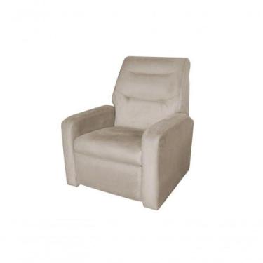 Imagem de Poltrona Do Papai Reclinável Classic Marrom Claro Light - MATRIX